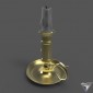Candlestick with a handle brass Alberti Livio & C (art. AL-82-342)